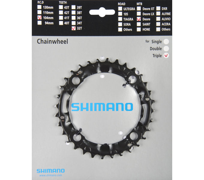 Shimano - Chain Top 44T Deore FC -M480 - noir