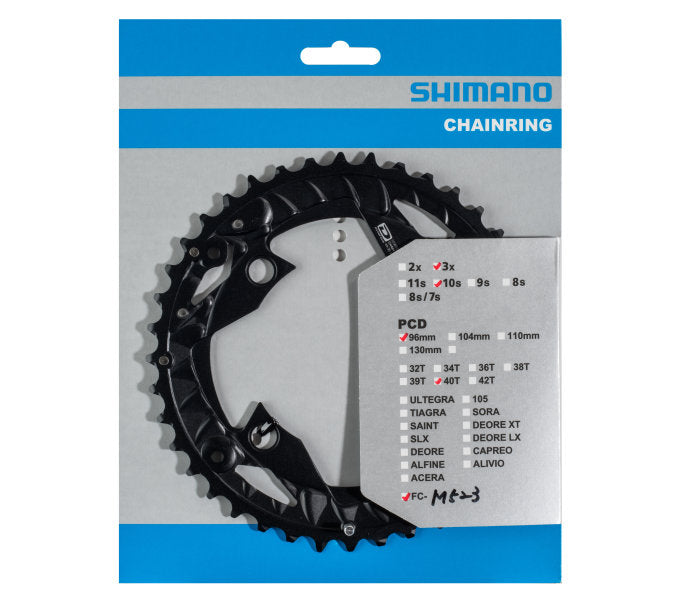Shimano - Chain Top 40T FC -MT500 FC -M523 (AN) 10 vitesses - noir