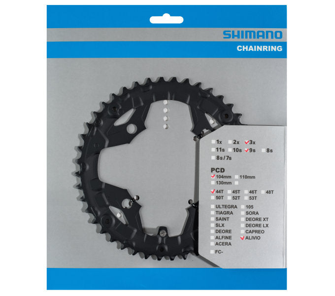 Shimano - chaîne top 44 tands alivio fc -t4060 9 vitesses - noir