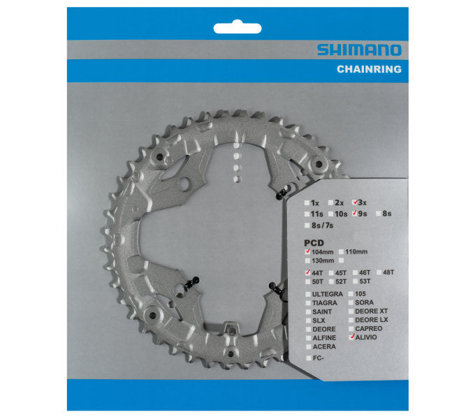 Shimano - Chain Top 44T Alivio FC -T4060 9 Speed ​​- Silver