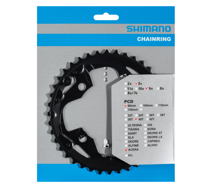 Shimano Chain Top 40T ACERA FC-M3000 9 Vitesse