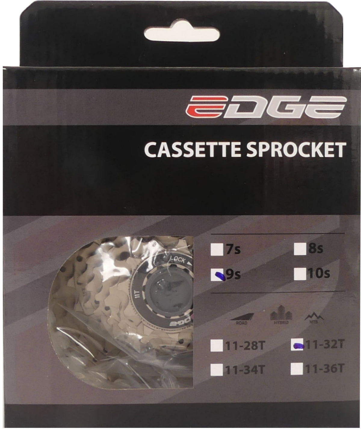Cassette de bord 9 vitesses CS-M5009 11-32T Silver