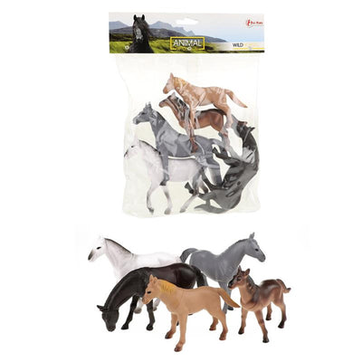 TOI-TOYS Animal World Horses, 5e.