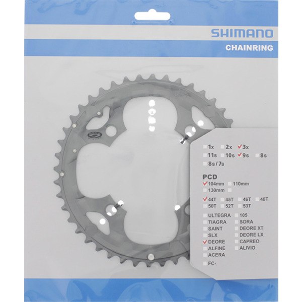 Shimano - Chaîne Top 44T Deore FC -M590 Edge de chaîne - Argent