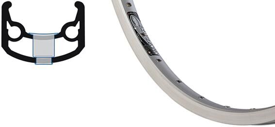 Ryde Rim Spoutnik Alu DV 19-622 36H Sil.