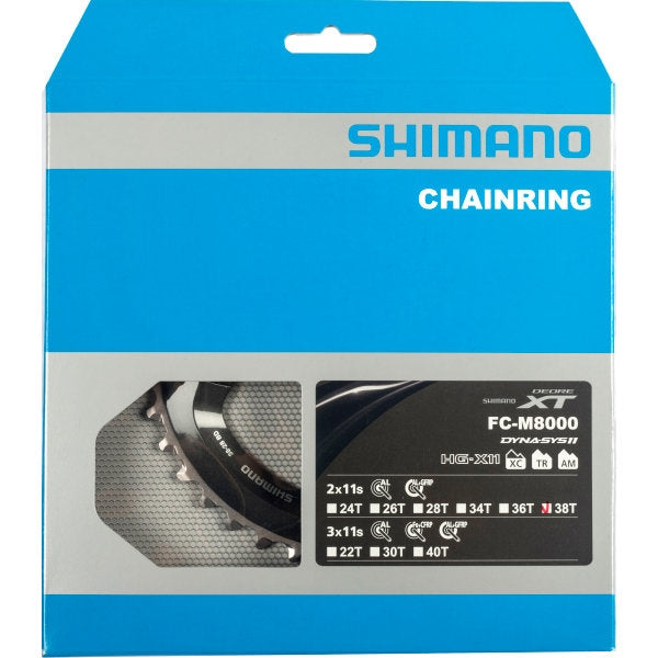 Shimano Plateau Deore XT 11V 38T Y1RL98090 M8000