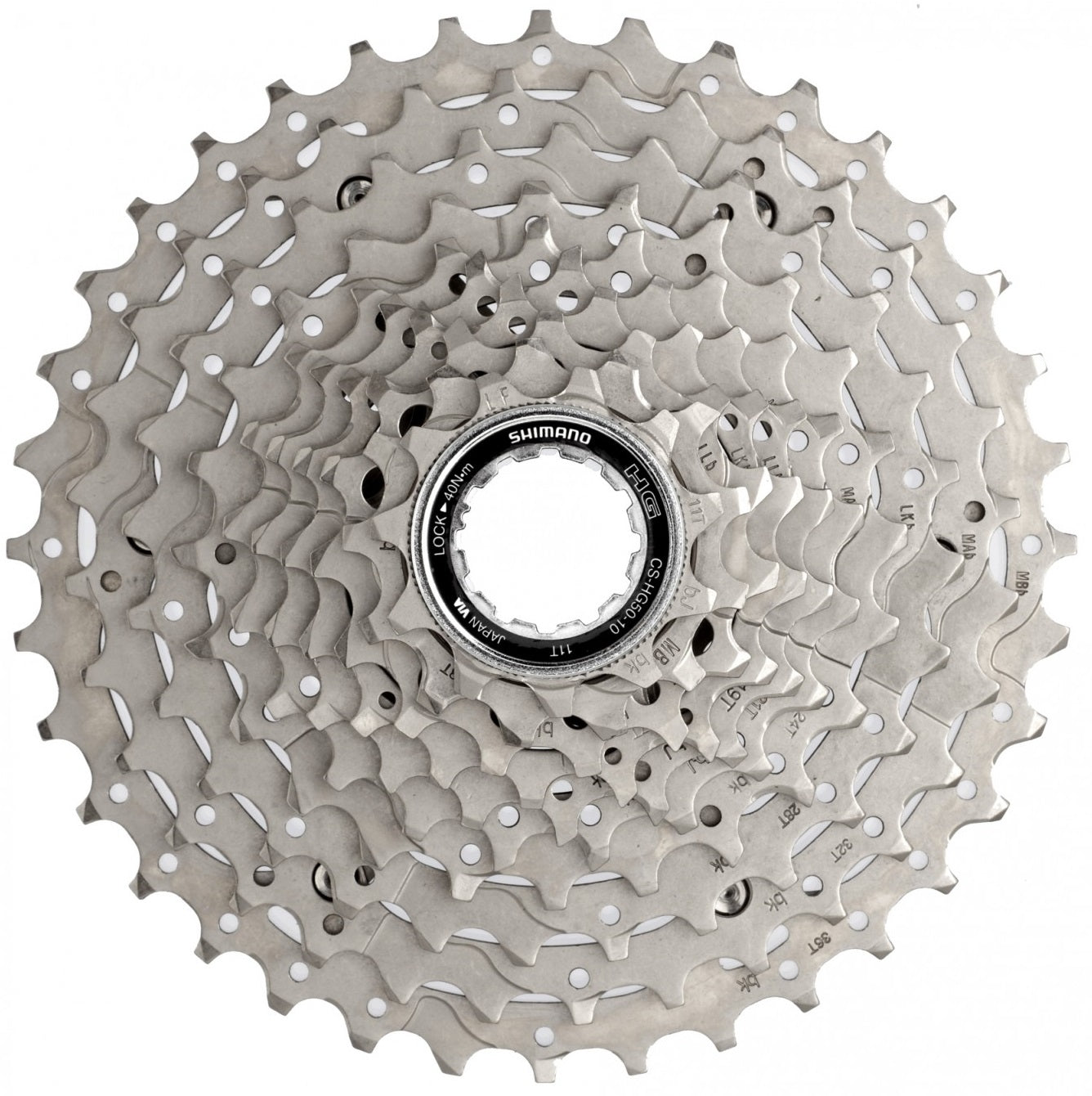 Shimano Cassette 10 Speed ​​Deore CS-HG50 11-36T (emballage de travail)