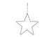 Collections naturelles pendentif fil étoile métal 38cm