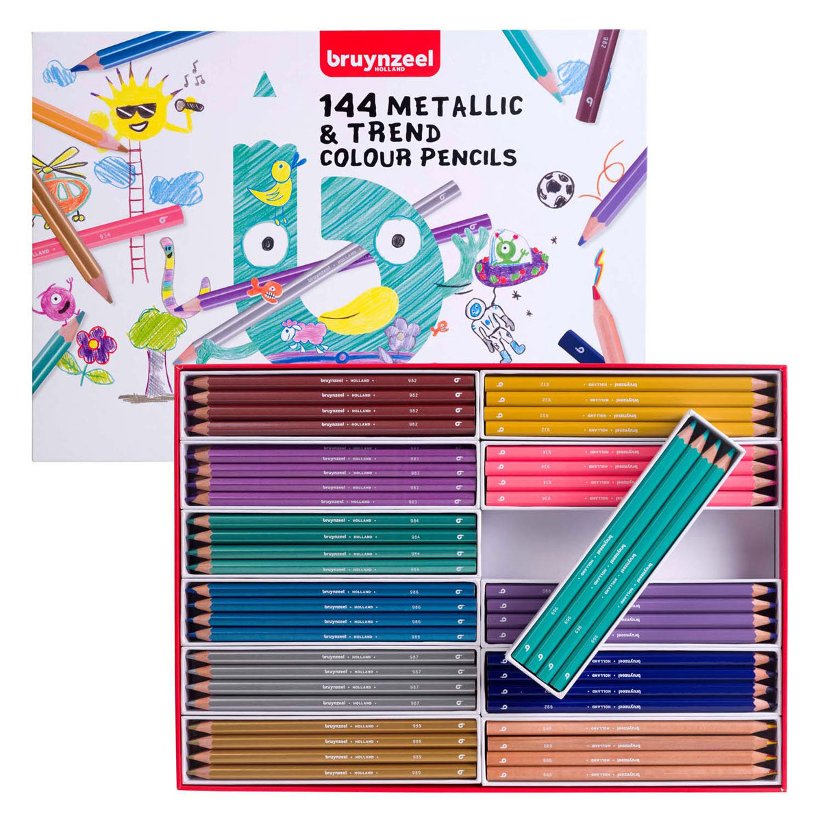 Bruynzeel MEGA COLORED CURS Set Couleurs de tendance métallique