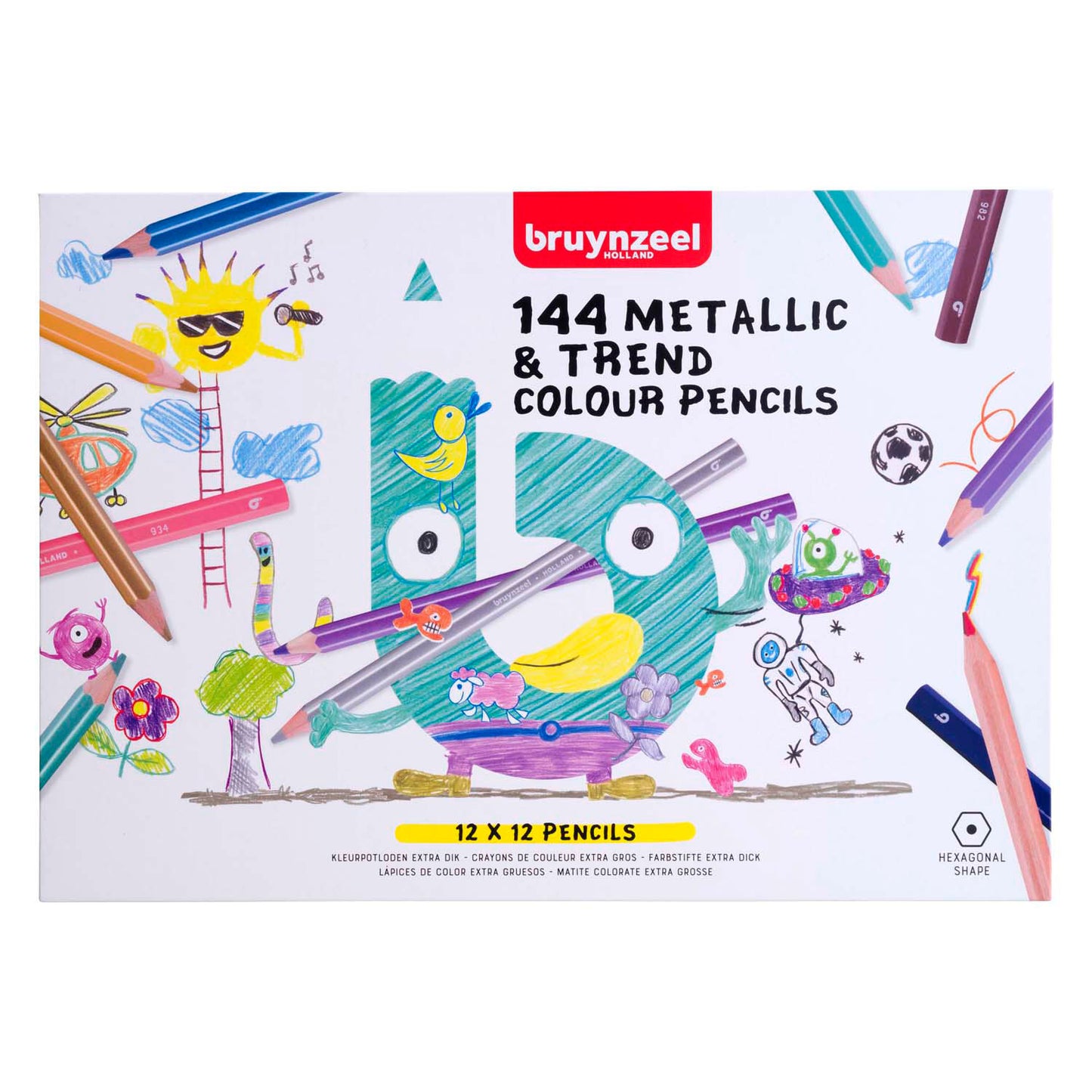 Bruynzeel MEGA COLORED CURS Set Couleurs de tendance métallique