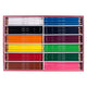 Ensemble de crayons de couleur triple bruynzéel, couleurs 12x12