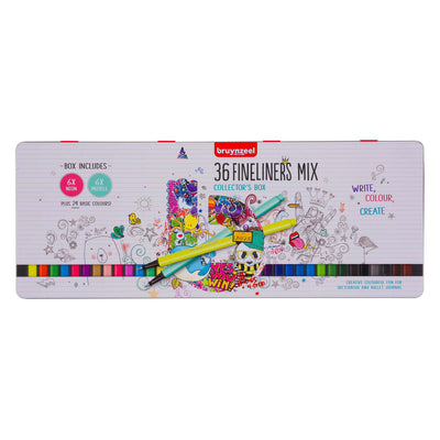 Bruynzeel Fineliner Set 36 couleurs