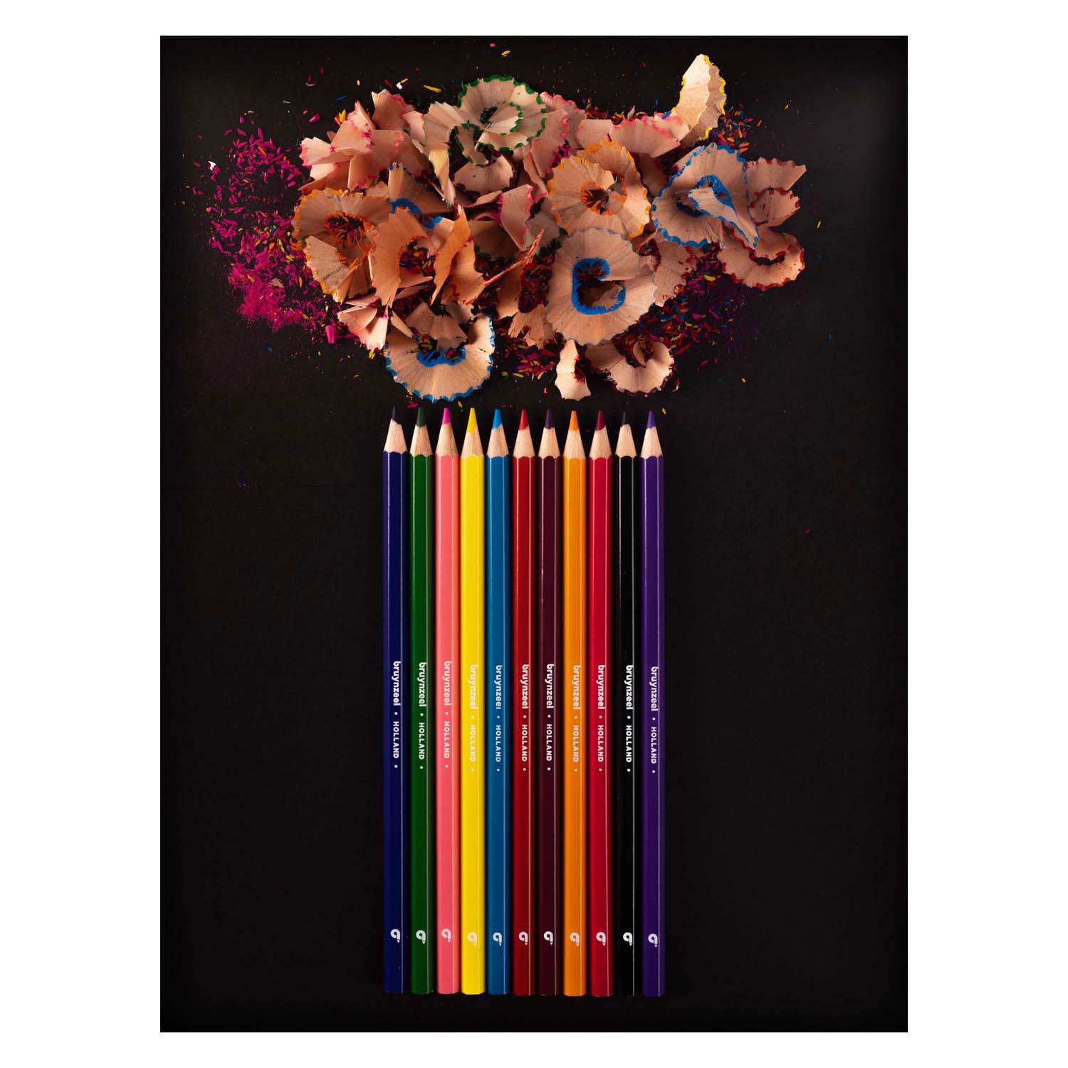 Les crayons Bruynzeel Mega colorés peuvent avec 48 couleurs