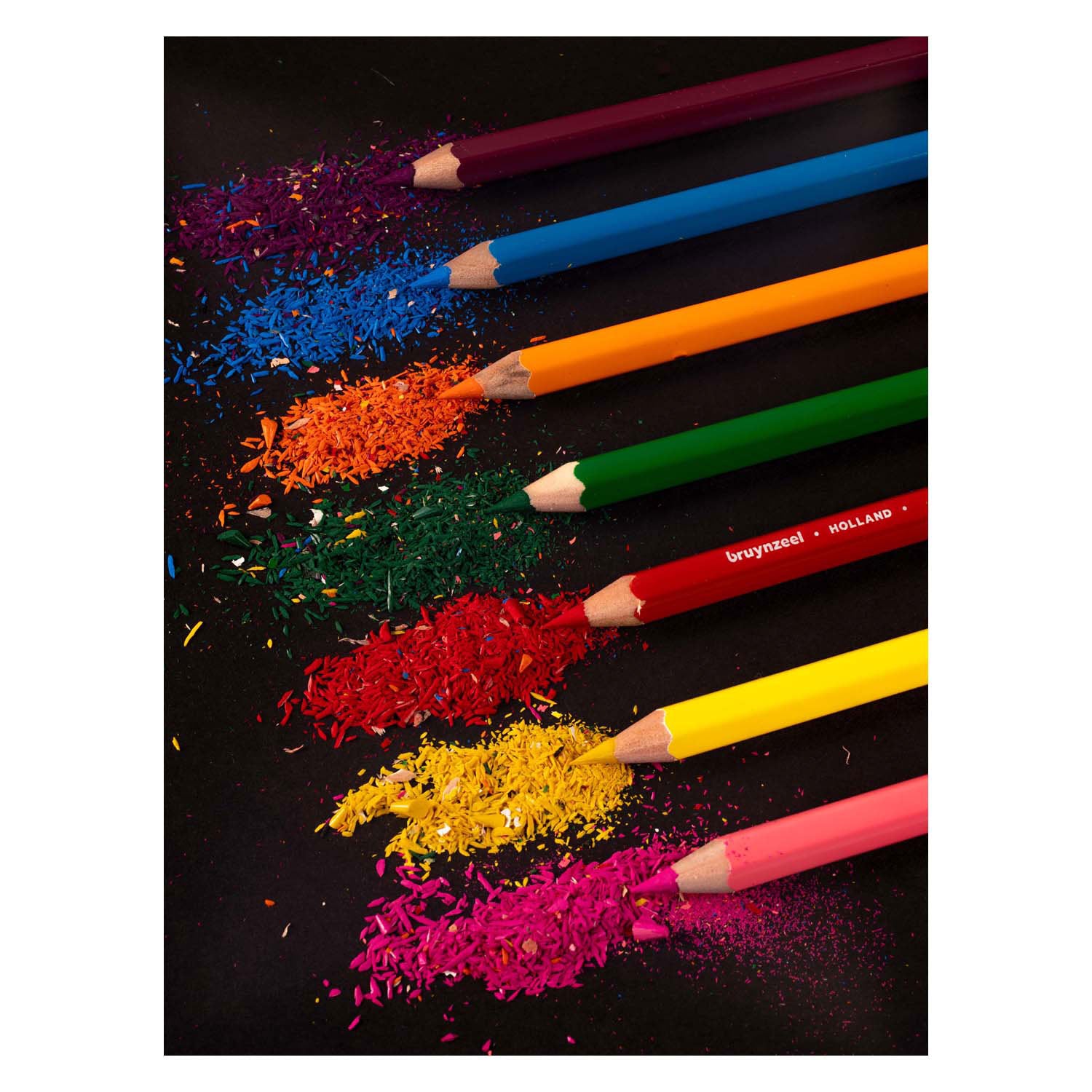 Les crayons Bruynzeel Mega colorés peuvent avec 48 couleurs