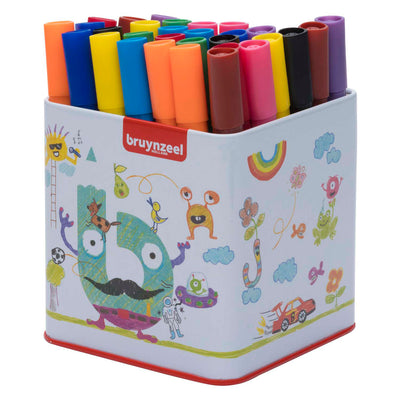 Bruynzeel Triple Feltfts Tig avec 50 couleurs