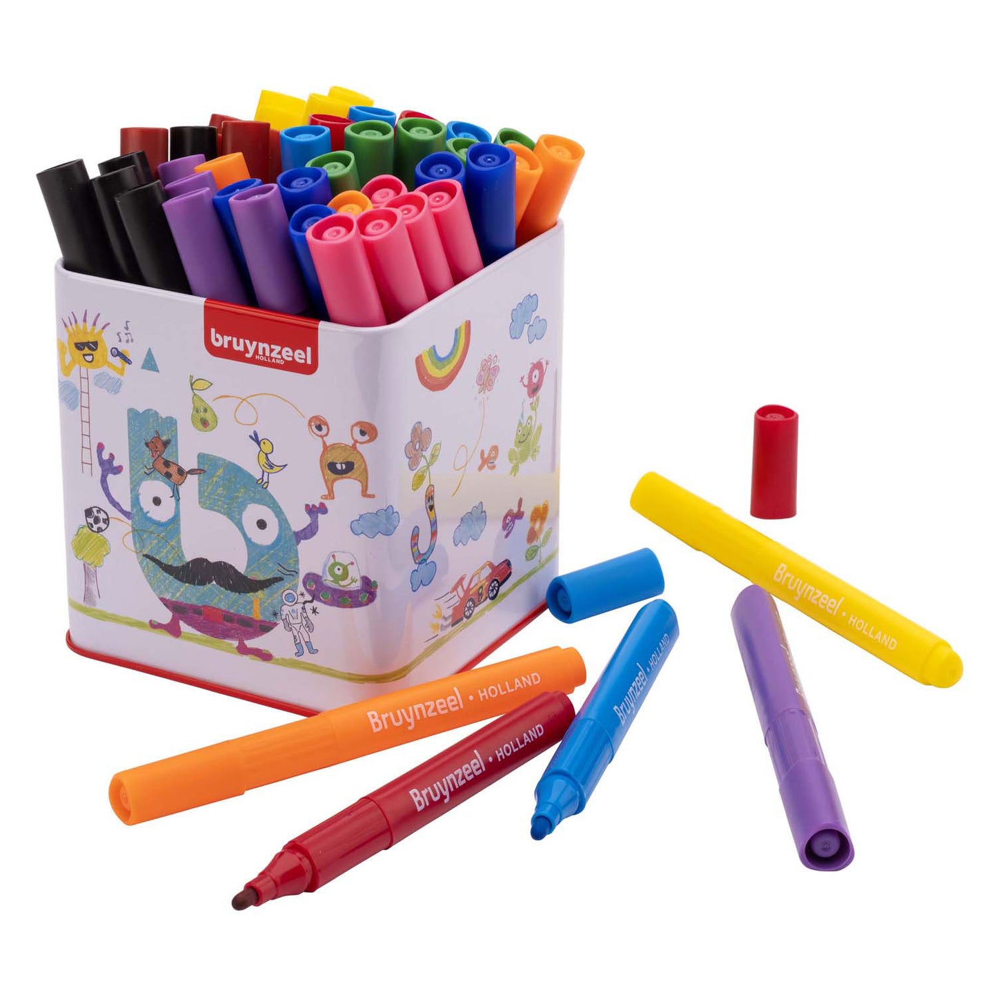 Bruynzeel Triple Feltfts Tig avec 50 couleurs