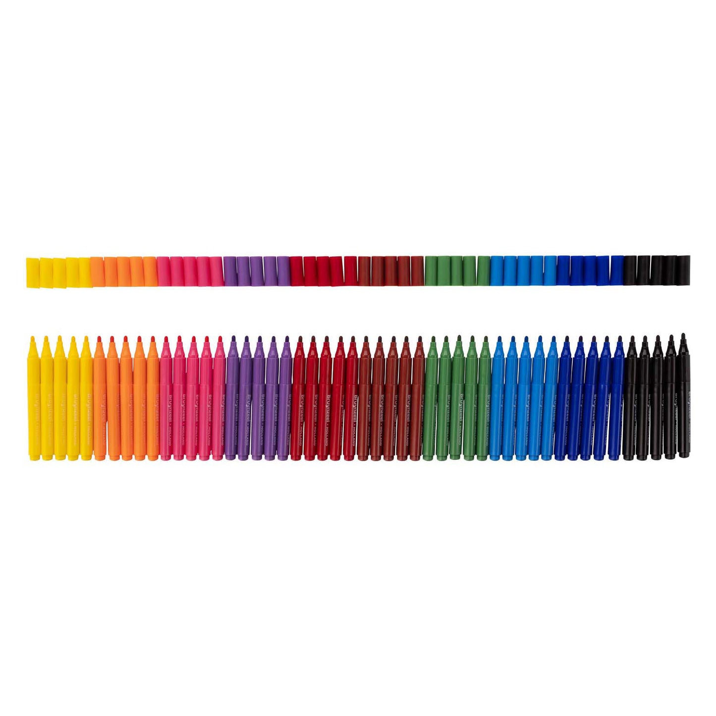 Bruynzeel Triple Feltfts Tig avec 50 couleurs