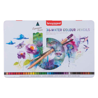 Bruynzeel Expression crayons aquarel blik 36