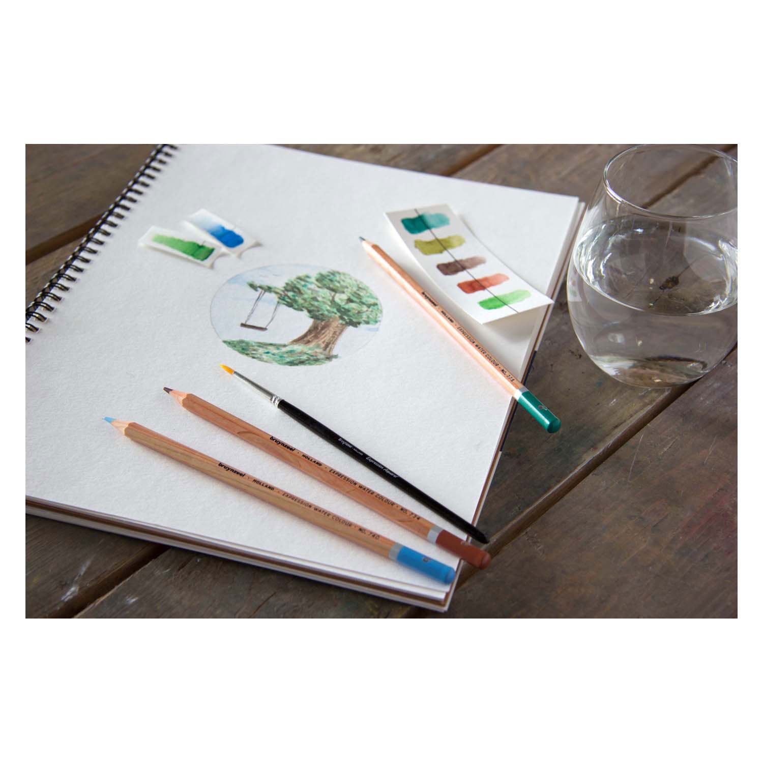 Bruynzeel Expression crayons aquarel blik 36