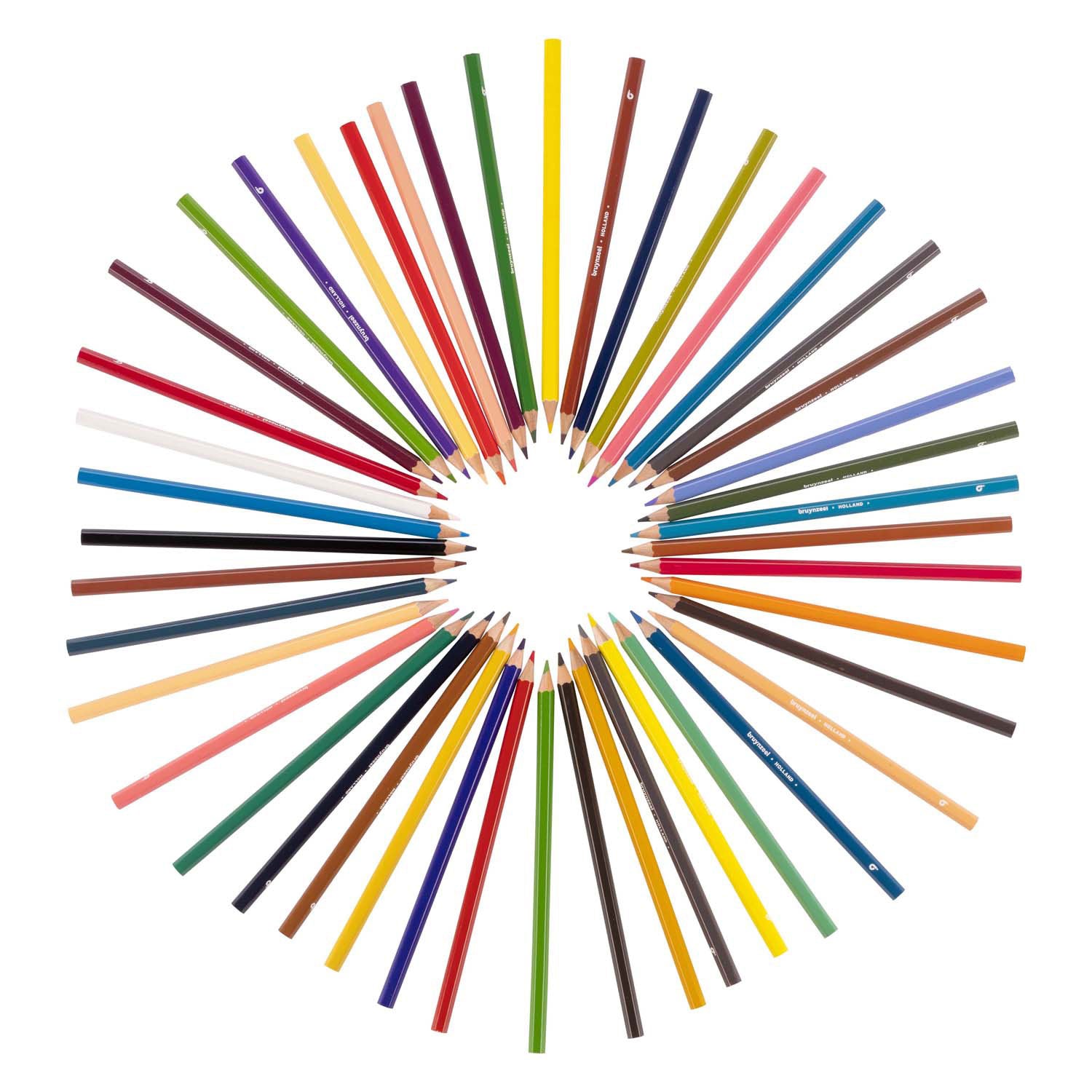 Bruynzeel coloré 45 crayons de couleur
