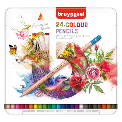 Bruynzeel Expression colorée crayons look 24