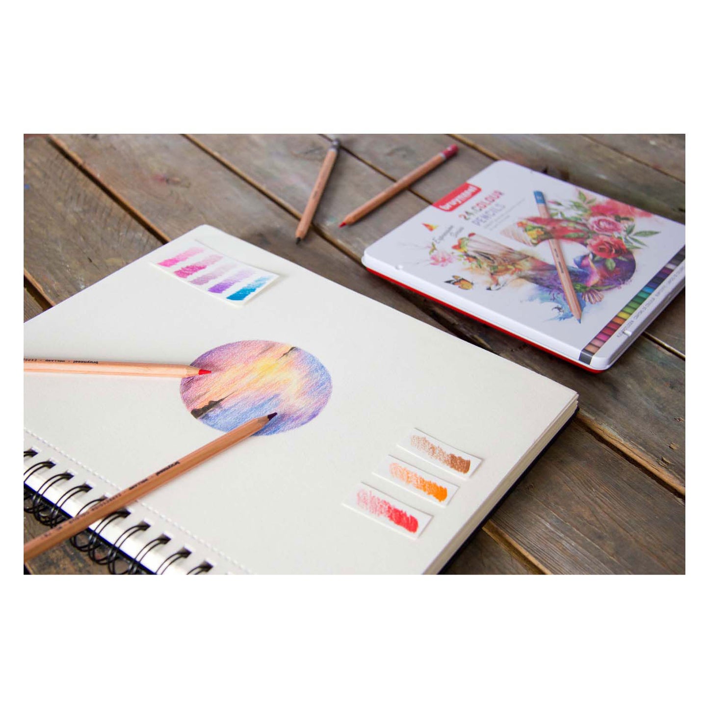 Bruynzeel Expression colorée crayons look 24