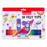 Ensemble de stylos en feutre Bruynzeel -Tip, 50 couleurs - afbeelding 2