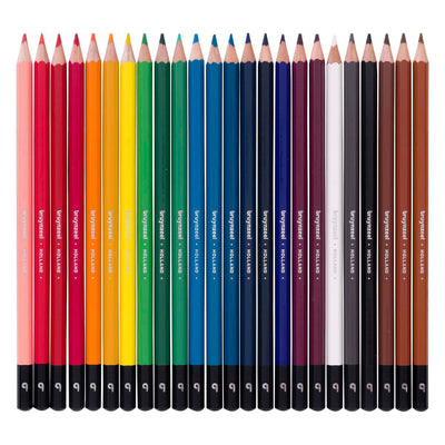 Les crayons de couleur Bruynzeel peuvent, 24 couleurs