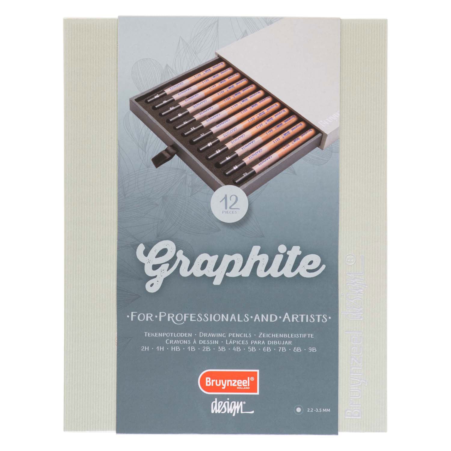 Bruynzeel Design Graphite Box 12 pièces