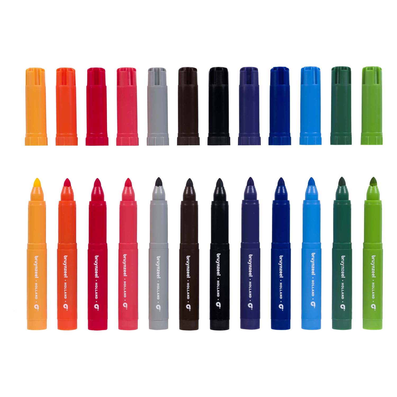 Bruynzeel Kids Big Point Felt -Tip stylos Set 12
