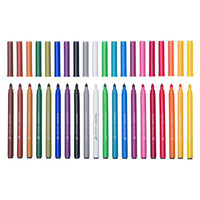 Bruynzeel Kids Super Point Felt -Tip stylos, 20 couleurs