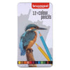 Bruynzeel 12 Bliksters - Crayons de couleur kingfisher
