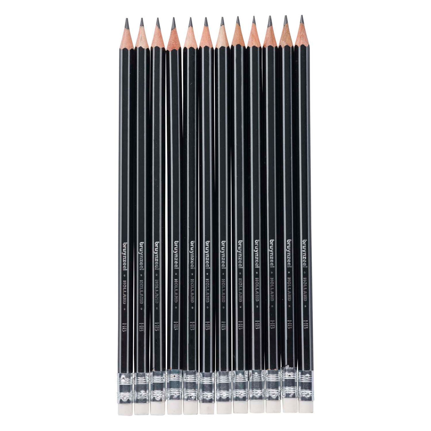 Bruynzeel Teens HB Graphite Crayon avec gumtip set 12