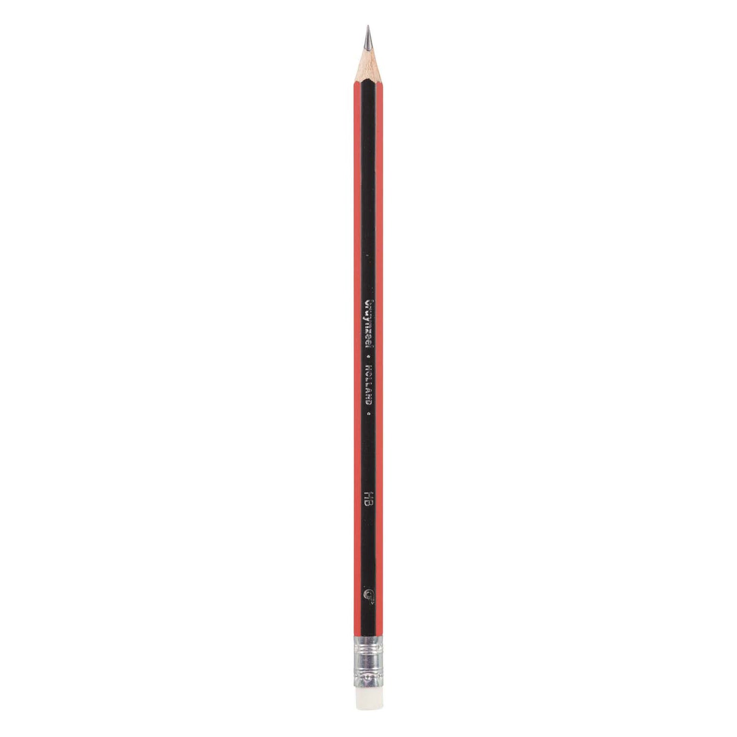 Bruynzeel HB Crayon en graphite rouge noir et gomme