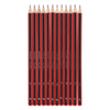 Bruynzeel hb crayon graphite noir rouge
