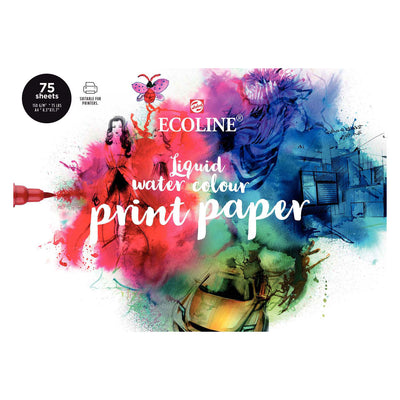Papier d'imprimante d'écoline Bruynzeel, 21x29,7 cm (A4), 150 g m, 75vel