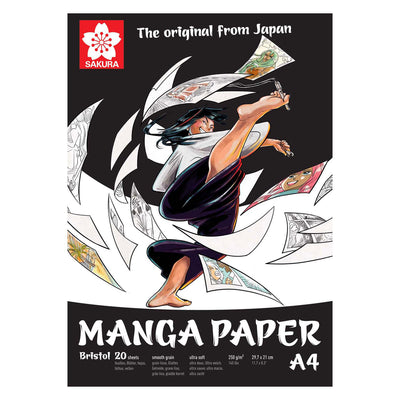 Papier manga Sakura a4, 250g, 20 feuilles