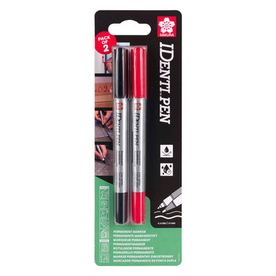SAKURA IDENTIE-PEN SET, Noir et rouge