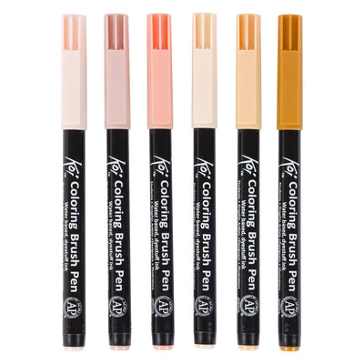 SAKURA MANGA UNIQUE COLL. à partir de 6 stylos à pinceaux à coloriage koi