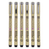 Sakura Pigma Micron 01 Pouche avec 6 couleurs de base