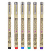 SAKURA PIGMA MICRON 05 POCKE avec 6 couleurs de base