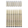 Sakura Pigma Micron Pouche 8 Fineliners Black