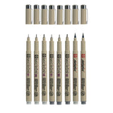Sakura Pigma Micron Fineliner Set 8 Pen. (clair) gris refroidissant - afbeelding 1