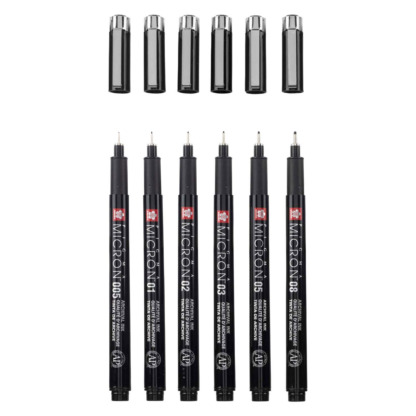 Sakura Pigma Micron Black Edition Set et Pole gratuit, 6e
