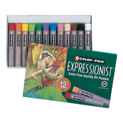 Sakura Cray-Pas Expressionniste Set 12 Pastels d'huile