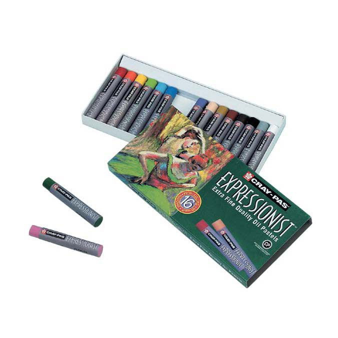 SAKURA CRAY-PAS Expressionniste 16 Pastels d'huile