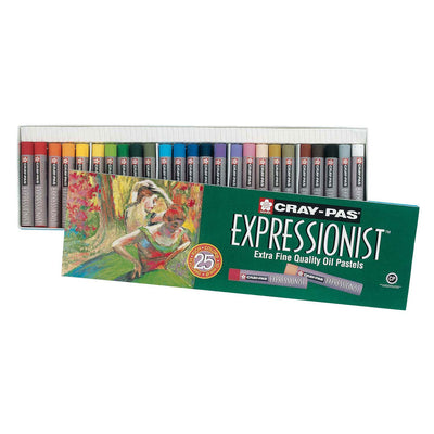 Sakura Cray-Pas expressionniste et 25 pastels d'huile