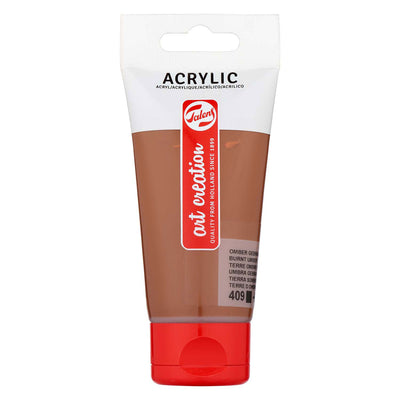 TALENS ART Création Tube de peinture acrylique 75 ml Ombeur Brûlé 409