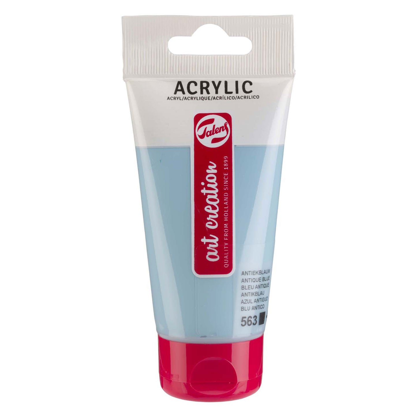 Talens art création tube de peinture acrylique 75 ml antique bleu 563