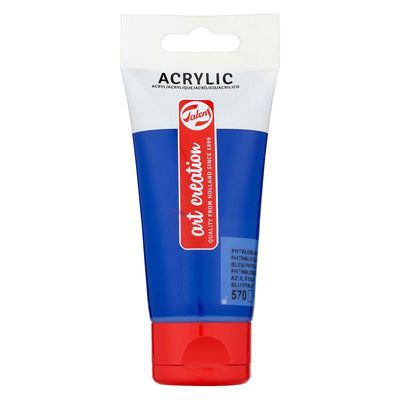 TALENS ART Création en acrylique Paint Tube 75 ml Phtaloblauw 570